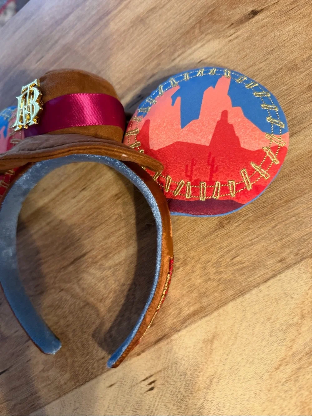 WDW 50th Big Thunder Mountain Railroad Mickey Ears Headband Walt Disney World